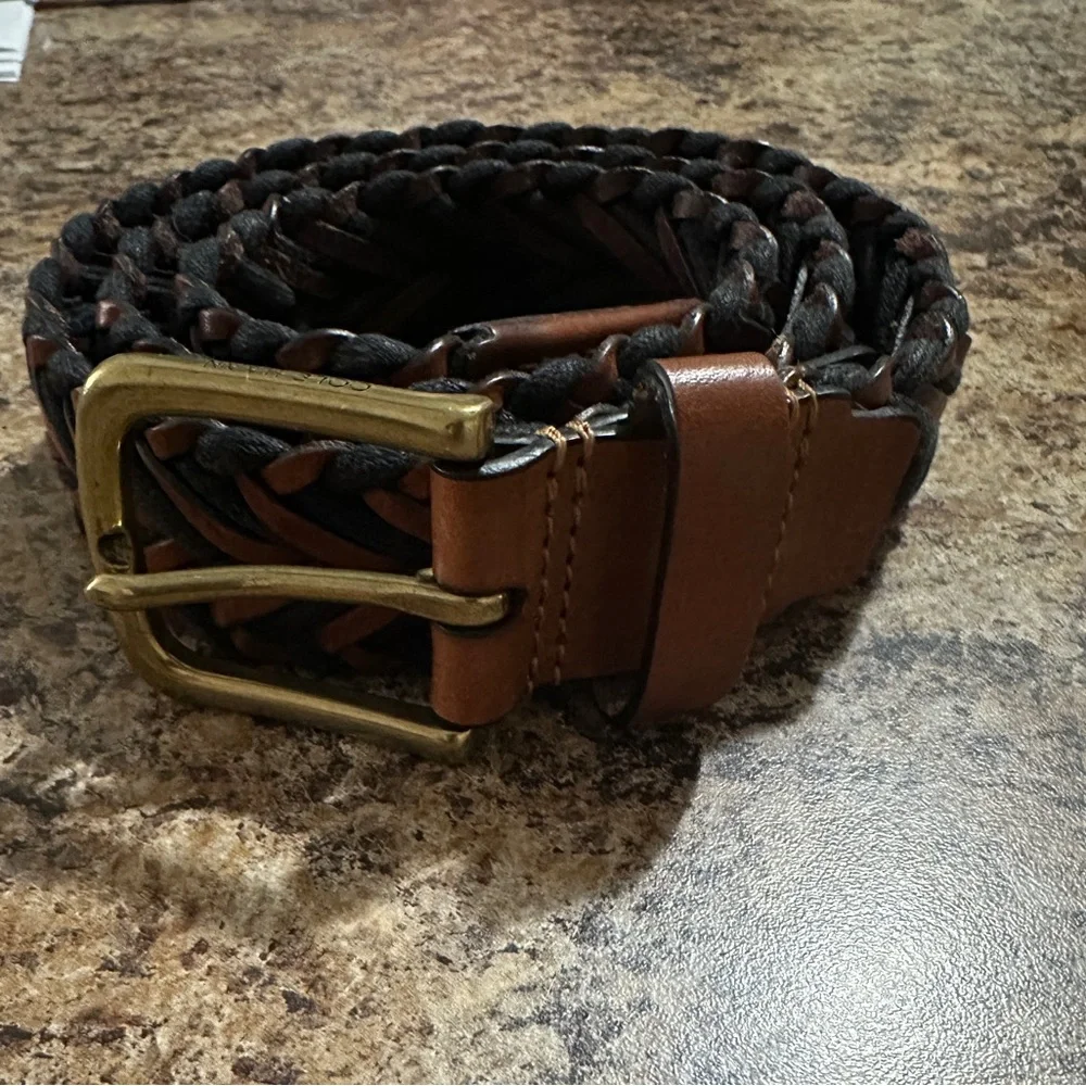 Cole Hann Two-tone Leather Men’s Belt Size S